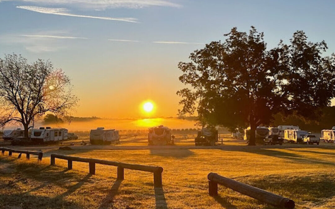 Lone Oak RC Ranch sunset