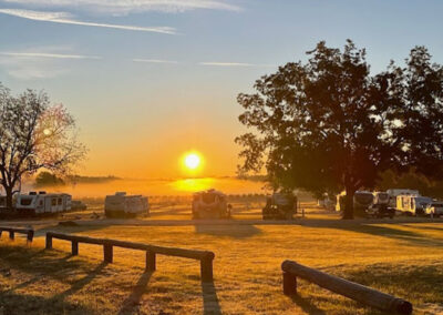 Lone Oak RC Ranch sunset