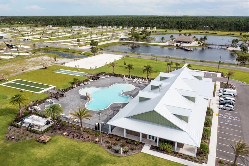 Outdoor hospitality resort amenities illustrating investment positioning and property value considerations